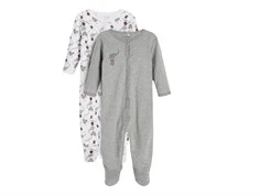 Name It grey melange natdragt cirkus (2-pak)